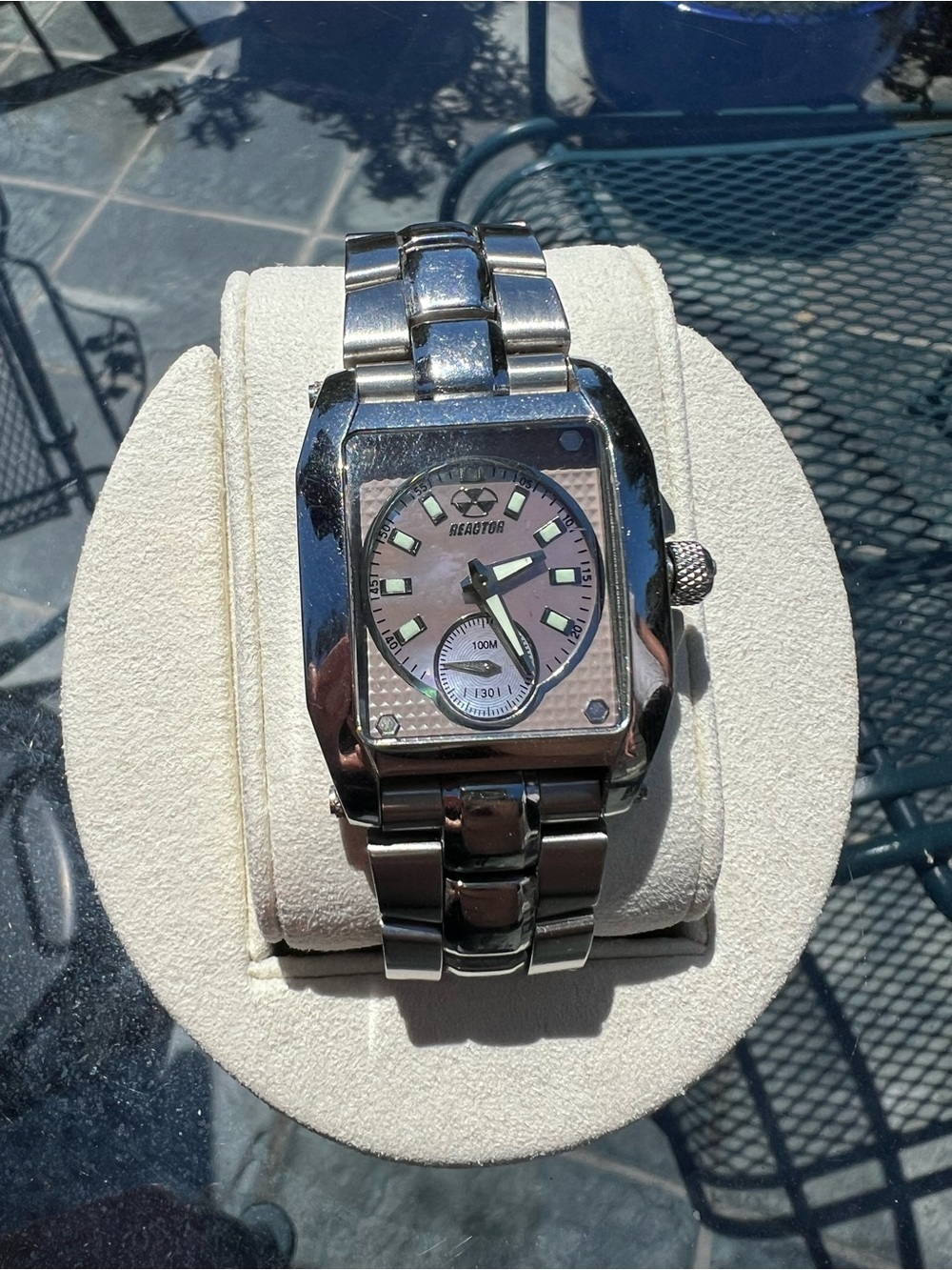 Reactor Mother of Pearl Dial Watch - WORKING CONDITION - battery replaced